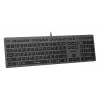 Клавиатура A4Tech FX60 серый USB slim LED (FX60 GREY / WHITE) кабель 1.5м
