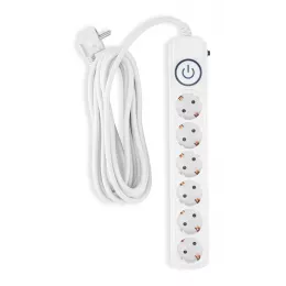 Сетевой фильтр Ippon BK-6-EU-5-16-W 5м (6 розеток) белый (коробка)