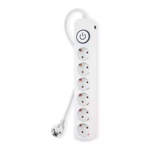 Сетевой фильтр Ippon BK-6-EU-5-16-W 5м (6 розеток) белый (коробка)