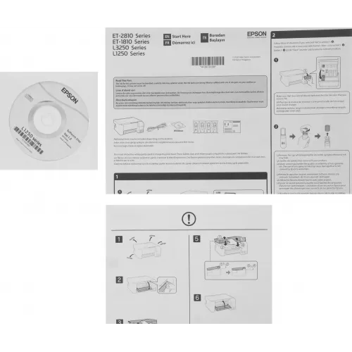 Принтер струйный Epson L1250 (C11CJ71405/403/402) A4 WiFi черный