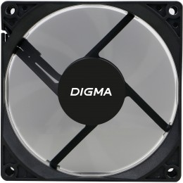 Вентилятор для корпуса Digma DFAN-90 90х90x25 черный 3-pin 4-pin (Molex) 23дБ Ret