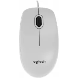 Мышь Logitech B100 белый оптическая 1000dpi USB 2but (910-003360)