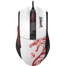 Мышь A4Tech Bloody L65 Max белый/рисунок оптическая 12000dpi USB 6but (L65 MAX NARAKA)
