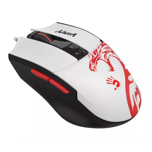 Мышь A4Tech Bloody L65 Max белый/рисунок оптическая 12000dpi USB 6but (L65 MAX NARAKA)