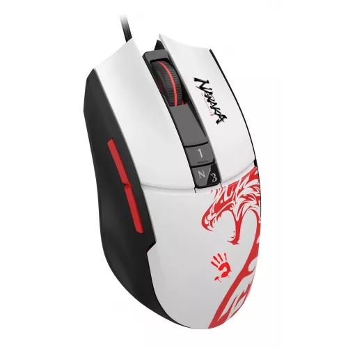 Мышь A4Tech Bloody L65 Max белый/рисунок оптическая 12000dpi USB 6but (L65 MAX NARAKA)