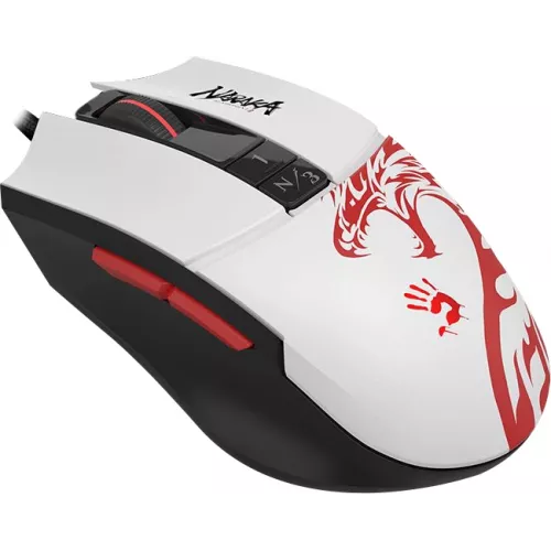 Мышь A4Tech Bloody L65 Max белый/рисунок оптическая 12000dpi USB 6but (L65 MAX NARAKA)
