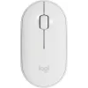 Мышь Logitech Pebble M350 белый оптическая 1000dpi silent беспров. BT/Radio USB для ноутбука 3but (910-005541)