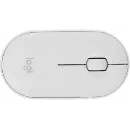 Мышь Logitech Pebble M350 белый оптическая 1000dpi silent беспров. BT/Radio USB для ноутбука 3but (910-005541)