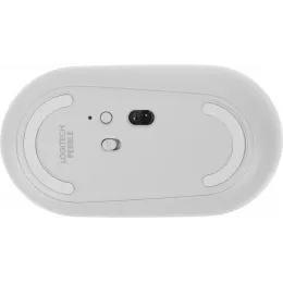Мышь Logitech Pebble M350 белый оптическая 1000dpi silent беспров. BT/Radio USB для ноутбука 3but (910-005541)