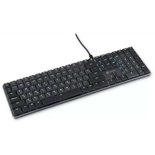 Клавиатура Оклик K953X механическая черный/серый USB Multimedia LED (1901086) кабель 1.5м