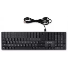 Клавиатура Оклик K953X механическая черный/серый USB Multimedia LED (1901086) кабель 1.5м