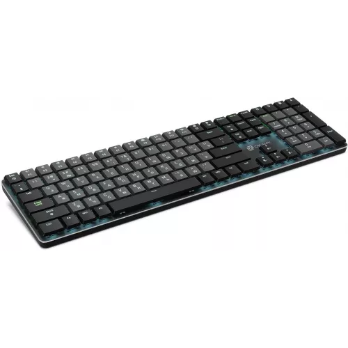 Клавиатура Оклик K953X механическая черный/серый USB Multimedia LED (1901086) кабель 1.5м