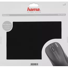Коврик для мыши Hama H-54171 Мини черный 223x183x3мм (00054171)