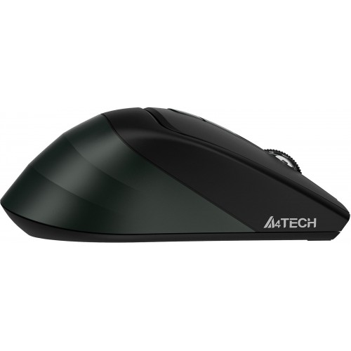 Мышь A4Tech Fstyler FB35S темно-зеленый/черный оптическая 2000dpi беспров. BT/Radio USB для ноутбука 5but (FB35S USB MIDNIGHT GREEN)