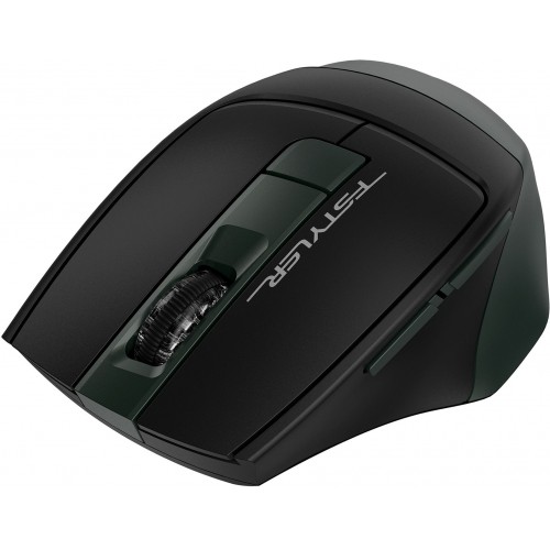 Мышь A4Tech Fstyler FB35S темно-зеленый/черный оптическая 2000dpi беспров. BT/Radio USB для ноутбука 5but (FB35S USB MIDNIGHT GREEN)