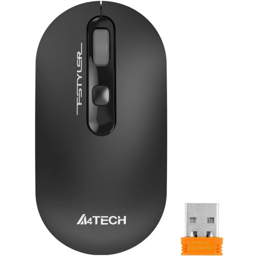 Мышь A4Tech Fstyler FG20S серый оптическая 2000dpi silent беспров. USB для ноутбука 3but (FG20S USB GREY)