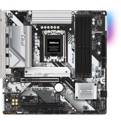Материнская плата Asrock B760M PRO RS Soc-1700 Intel B760 4xDDR5 mATX AC`97 8ch(7.1) 2.5Gg RAID+HDMI+DP