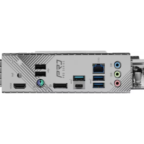 Материнская плата Asrock B760M PRO RS Soc-1700 Intel B760 4xDDR5 mATX AC`97 8ch(7.1) 2.5Gg RAID+HDMI+DP
