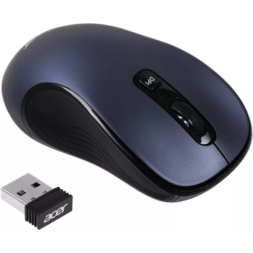 Мышь Acer OMR306 черный/серый оптическая 1600dpi беспров. USB 6but (ZL.MCECC.021)