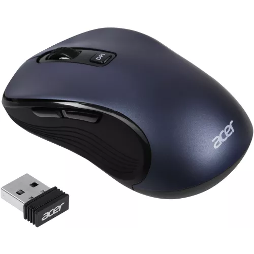 Мышь Acer OMR306 черный/серый оптическая 1600dpi беспров. USB 6but (ZL.MCECC.021)