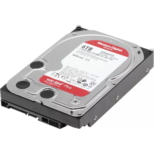 Жесткий диск WD SATA-III 6TB WD60EFPX NAS Red Plus (5400rpm) 256Mb 3.5"