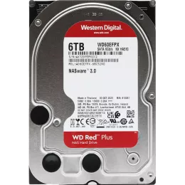 Жесткий диск WD SATA-III 6TB WD60EFPX NAS Red Plus (5400rpm) 256Mb 3.5"