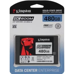 Накопитель SSD Kingston SATA-III 480GB SEDC600M/480G DC600M 2.5" 1 DWPD