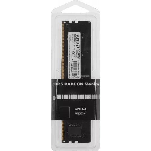 Память DDR5 8GB 4800MHz AMD R558G4800U1S-U Radeon R5 RTL PC4-38400 CL40 DIMM 288-pin 1.1В Ret