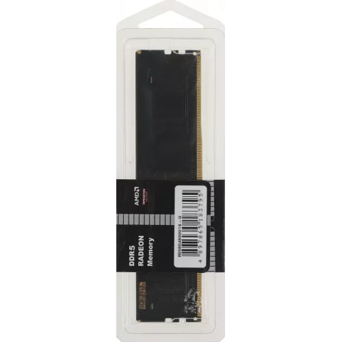 Память DDR5 8GB 4800MHz AMD R558G4800U1S-U Radeon R5 RTL PC4-38400 CL40 DIMM 288-pin 1.1В Ret