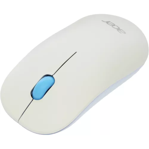 Мышь Acer OMR205 белый/голубой оптическая 1200dpi беспров. USB для ноутбука 3but (ZL.MCEEE.02H)