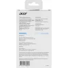 Мышь Acer OMR205 белый/голубой оптическая 1200dpi беспров. USB для ноутбука 3but (ZL.MCEEE.02H)