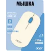 Мышь Acer OMR205 белый/голубой оптическая 1200dpi беспров. USB для ноутбука 3but (ZL.MCEEE.02H)