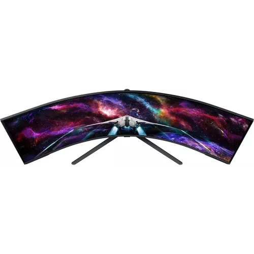 Монитор Samsung 57" Odyssey Neo G9 S57CG952NI черный VA LED 32:9 HDMI полуматовая HAS Piv 2500:1 420cd 178гр/178гр 7680x2160 240Hz FreeSync Premium Pro DP Dual UHD USB 19кг