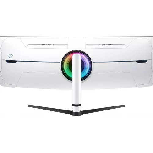 Монитор Samsung 57" Odyssey Neo G9 S57CG952NI черный VA LED 32:9 HDMI полуматовая HAS Piv 2500:1 420cd 178гр/178гр 7680x2160 240Hz FreeSync Premium Pro DP Dual UHD USB 19кг
