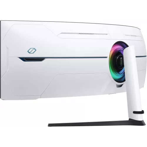 Монитор Samsung 57" Odyssey Neo G9 S57CG952NI черный VA LED 32:9 HDMI полуматовая HAS Piv 2500:1 420cd 178гр/178гр 7680x2160 240Hz FreeSync Premium Pro DP Dual UHD USB 19кг