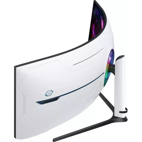 Монитор Samsung 57" Odyssey Neo G9 S57CG952NI черный VA LED 32:9 HDMI полуматовая HAS Piv 2500:1 420cd 178гр/178гр 7680x2160 240Hz FreeSync Premium Pro DP Dual UHD USB 19кг
