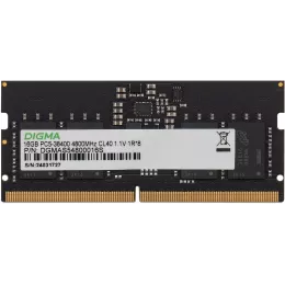 Память DDR5 16GB 4800MHz Digma DGMAS54800016S RTL PC5-38400 CL40 SO-DIMM 262-pin 1.1В single rank Ret