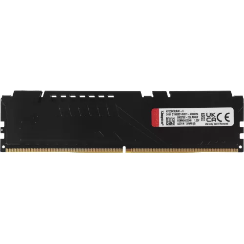 Память DDR5 8GB 5600MHz Kingston KF556C36BBE-8 Fury Beast Black RTL Gaming PC5-44800 CL36 DIMM 288-pin 1.25В single rank с радиатором Ret