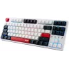 Клавиатура Acer OKR302 механическая белый USB беспроводная BT/Radio for gamer LED (ZL.KBDEE.016) кабель 1.6м