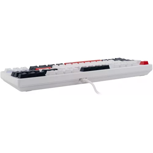 Клавиатура Acer OKR302 механическая белый USB беспроводная BT/Radio for gamer LED (ZL.KBDEE.016) кабель 1.6м