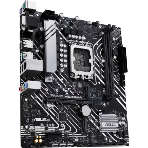 Материнская плата Asus PRIME H610M-A-CSM Soc-1700 Intel H610 2xDDR5 mATX AC`97 8ch(7.1) GbLAN+VGA+HDMI+DP