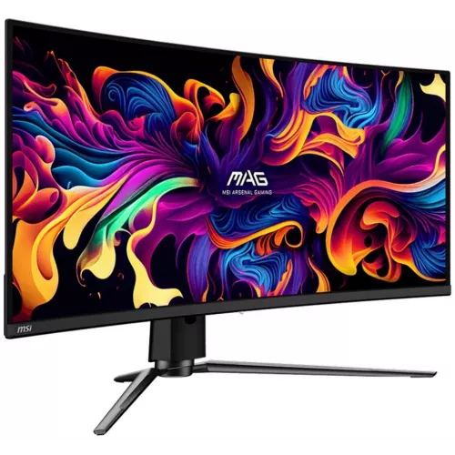 Монитор MSI 34" MAG 341CQP QD-OLED черный QD OLED LED 21:9 HDMI матовая HAS 250cd 178гр/178гр 3440x1440 175Hz FreeSync Premium Pro DP UW USB 9.3кг