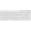 Клавиатура A4Tech FBK27C AS белый USB беспроводная BT/Radio slim Multimedia