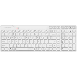 Клавиатура A4Tech FBK27C AS белый USB беспроводная BT/Radio slim Multimedia