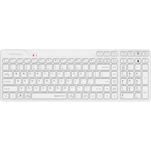Клавиатура A4Tech FBK27C AS белый USB беспроводная BT/Radio slim Multimedia