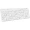 Клавиатура A4Tech FBK27C AS белый USB беспроводная BT/Radio slim Multimedia