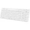 Клавиатура A4Tech FBK27C AS белый USB беспроводная BT/Radio slim Multimedia