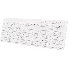 Клавиатура A4Tech FBK27C AS белый USB беспроводная BT/Radio slim Multimedia