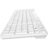Клавиатура A4Tech FBK27C AS белый USB беспроводная BT/Radio slim Multimedia
