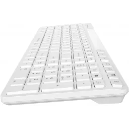 Клавиатура A4Tech FBK27C AS белый USB беспроводная BT/Radio slim Multimedia